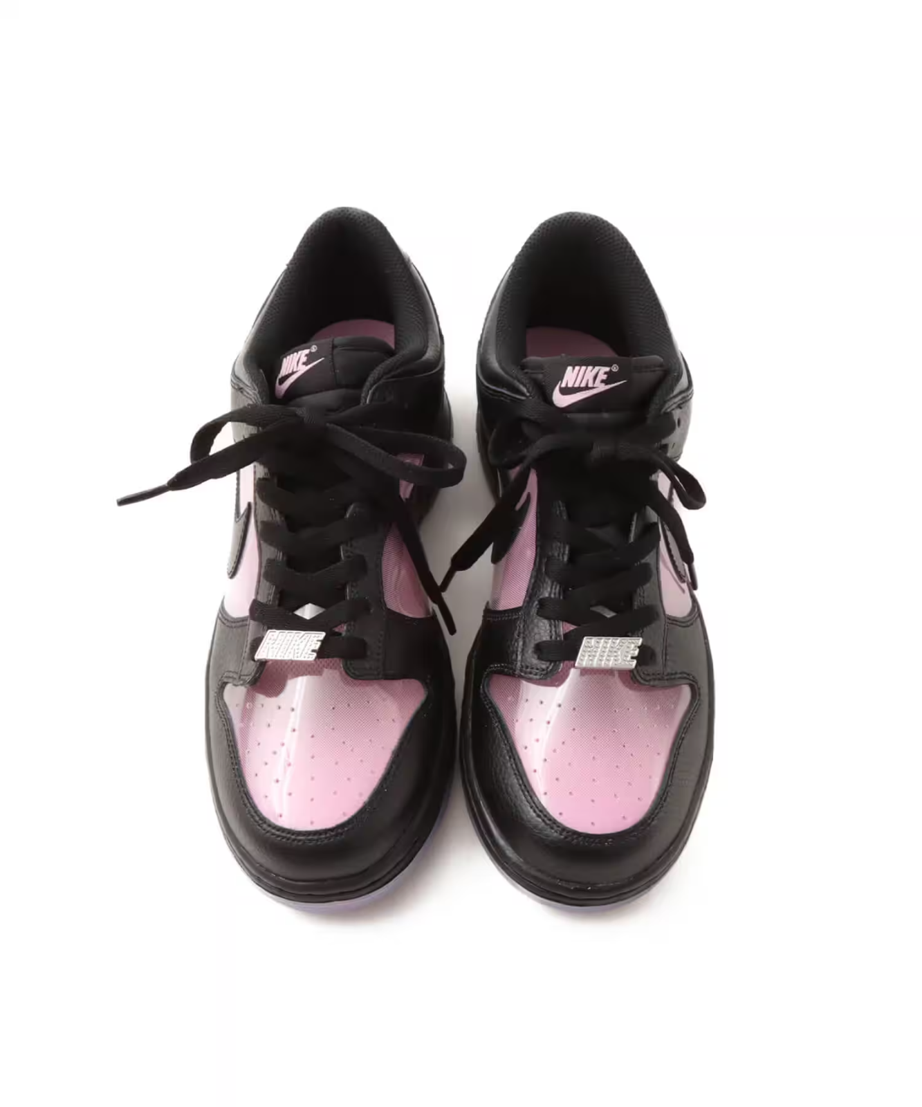IM3077-600 Nike Dunk Low Black Pink Rise (Men's)