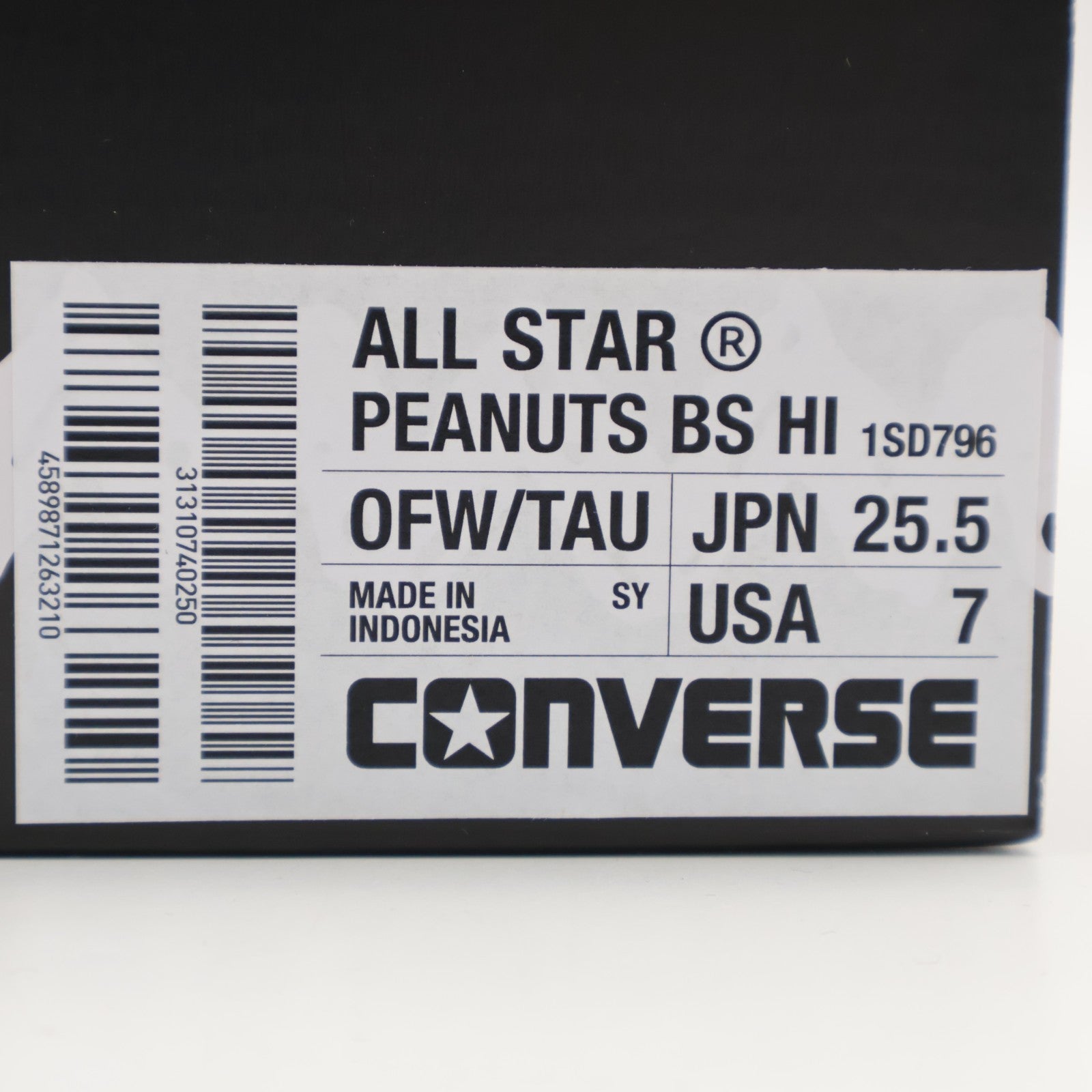 31310740 Peanuts Converse All Star BS HI Off White Taupe (Men's)