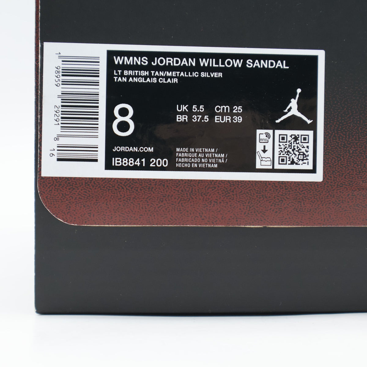 IB8841-200 Nike Jordan Willow Sandal Light British Tan (Women's)