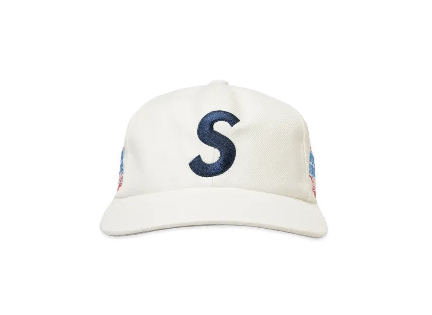Supreme World Famous S Logo 6-Panel (26SS) "White"