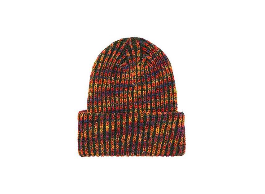 Supreme Rainbow Loose Gauge Beanie Olive
