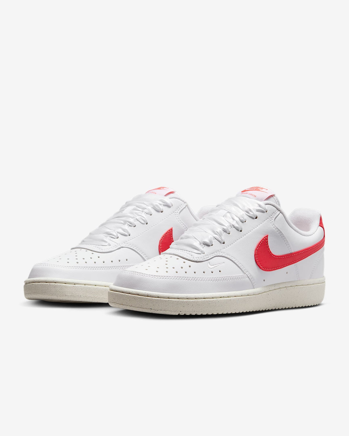 HV5246-100 Nike Court Vision Low Next Nature White Sail Magic Ember (Women's)