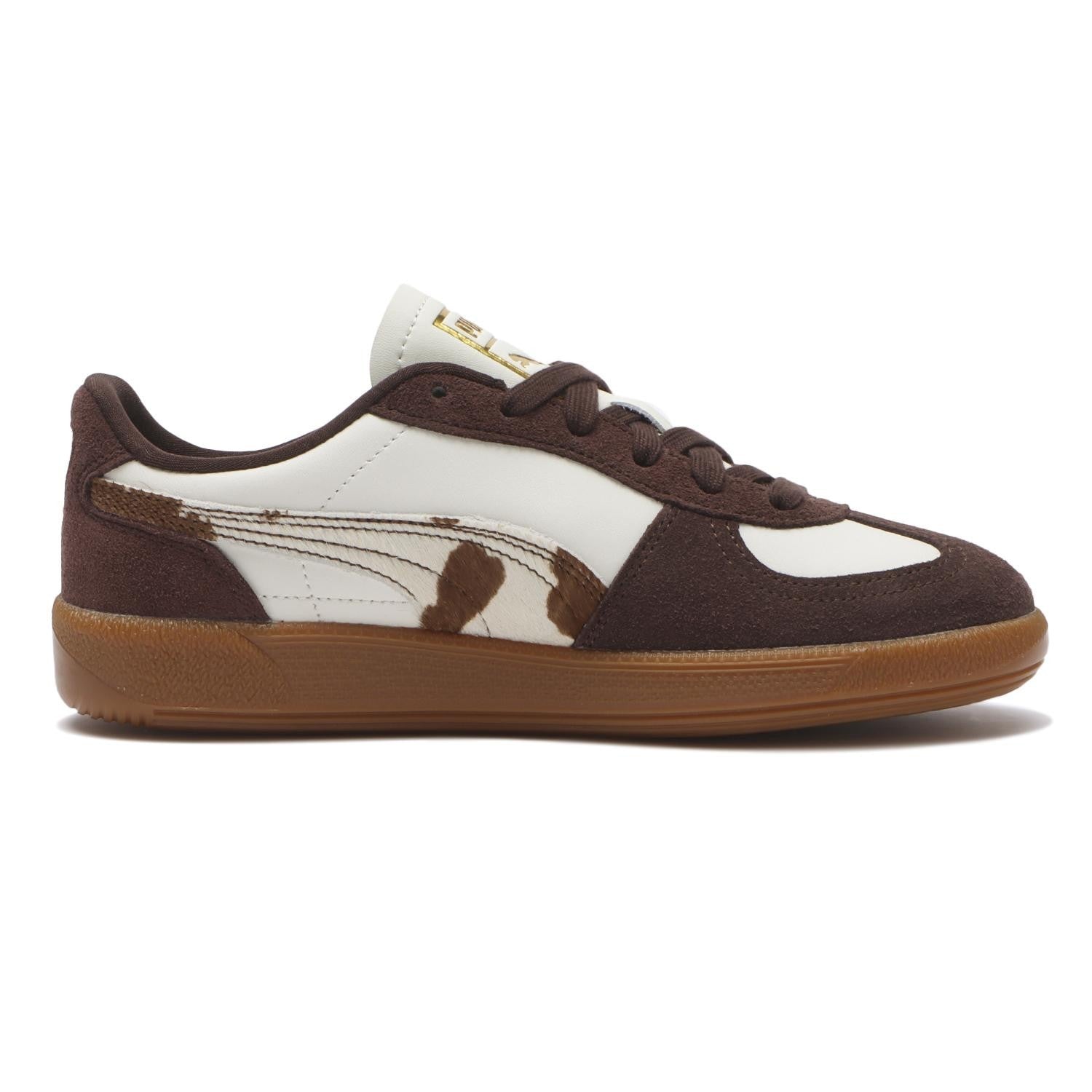 406129-01 Puma Palermo Cow Warm White Chocolate Brown Gum (Women's)