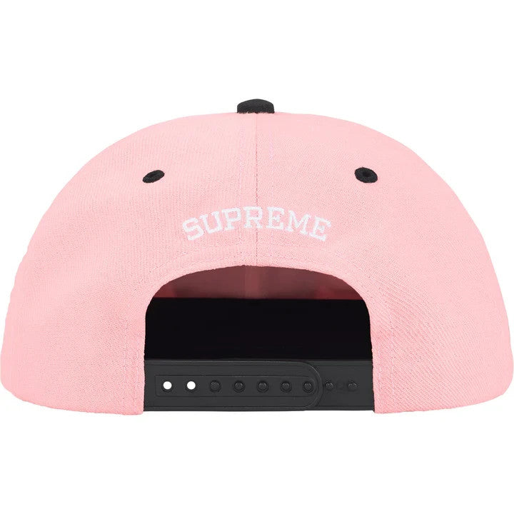 Supreme Pledge Allegiance 6-Panel Black Light Pink