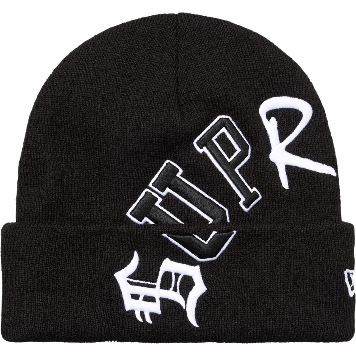 Supreme New Era Arc Beanie Black