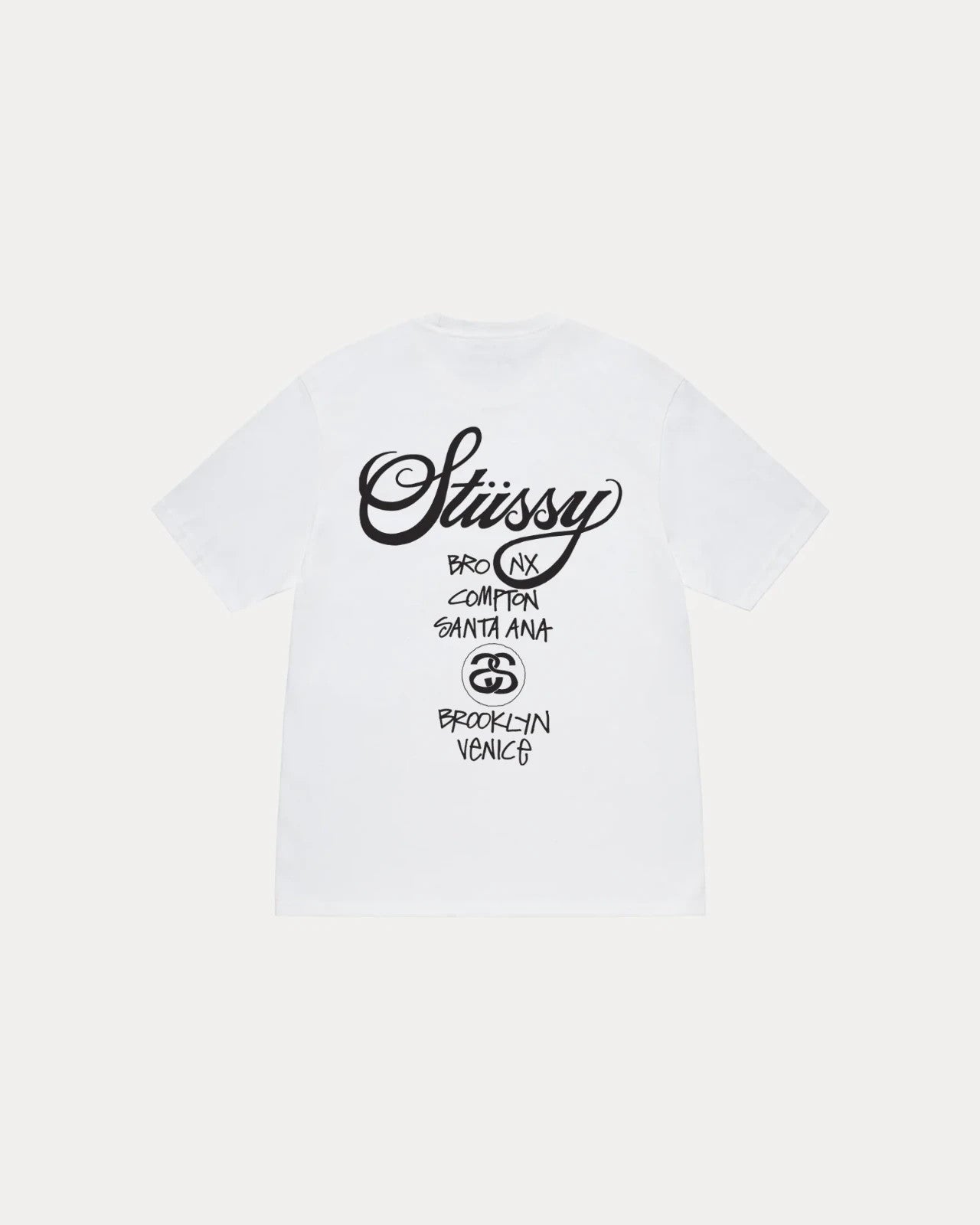 Stussy World Tour Tee White 25SS 3903962