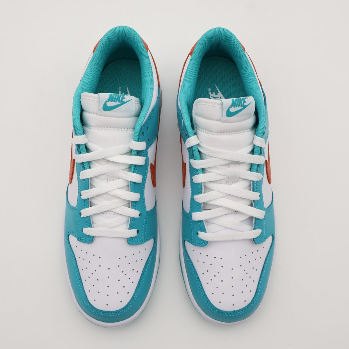 DV0833-102 Nike Dunk Low Miami Dolphins Cosmic Clay Dusty Cactus Green (Men's)