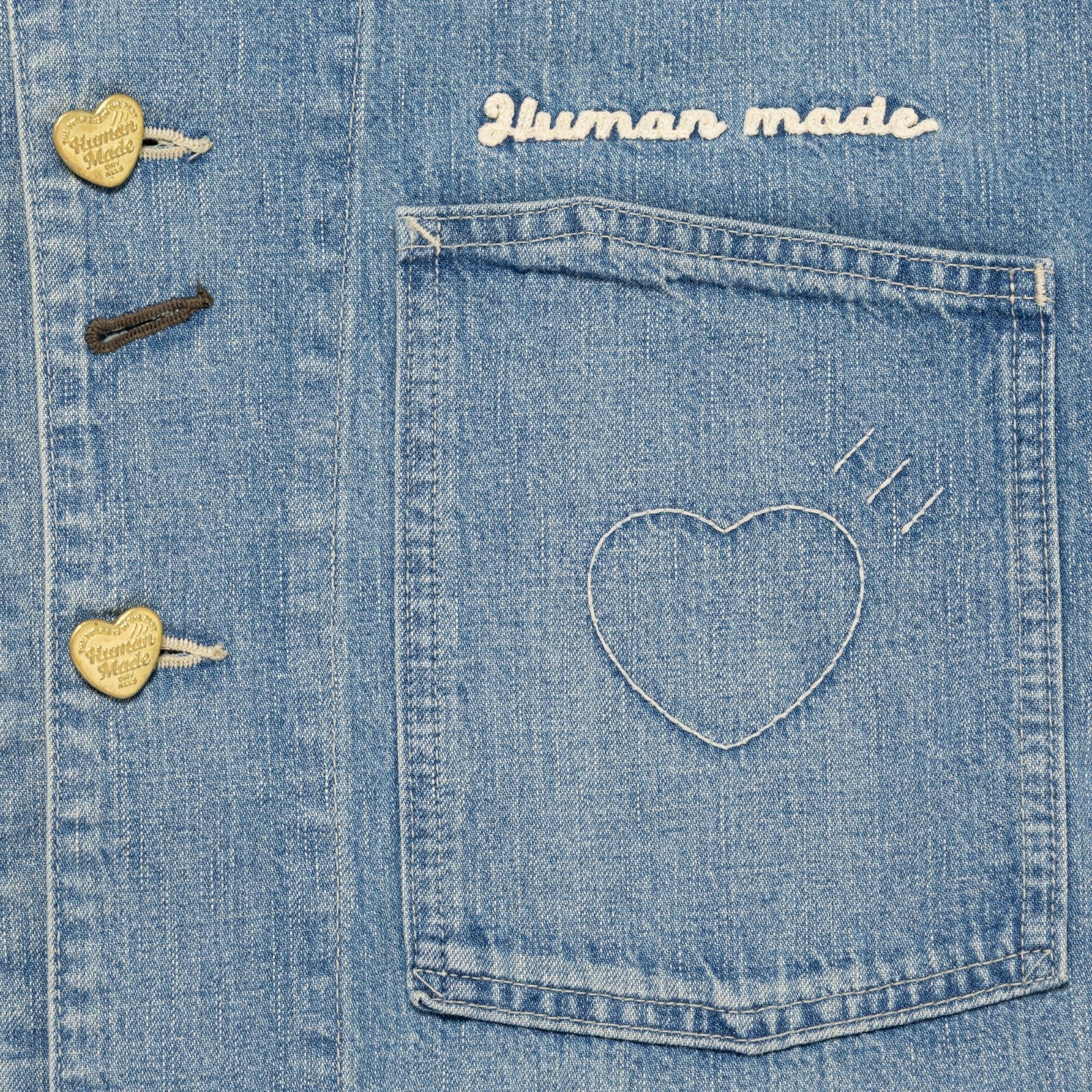 HUMAN MADE Denim Coverall Jacket Indigo