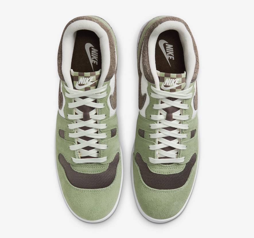 FN0648-300 Nike Attack Oil Green and Ironstone (Men's)