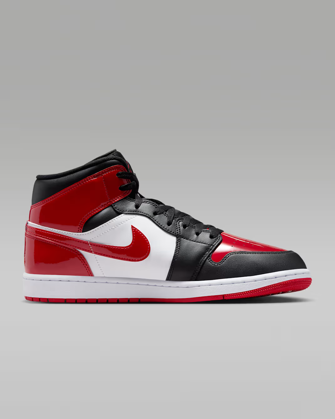 HV4091-006 Nike Air Jordan 1 Mid SE Black White Varsity Red (Men's)