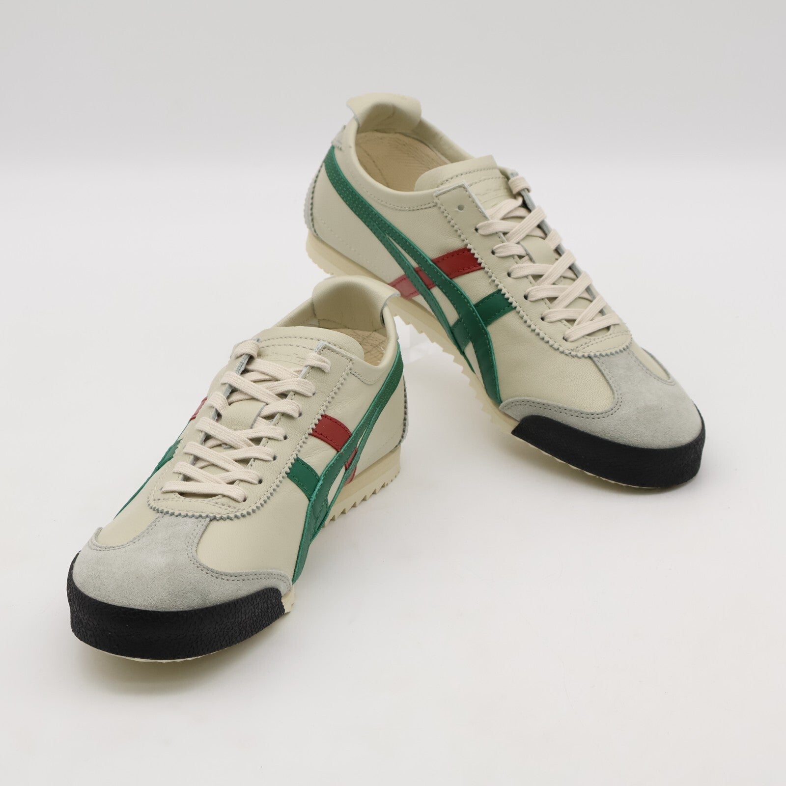 1182A466-101 Onitsuka Tiger Mexico 66 Deluxe Cream Green (Women's)