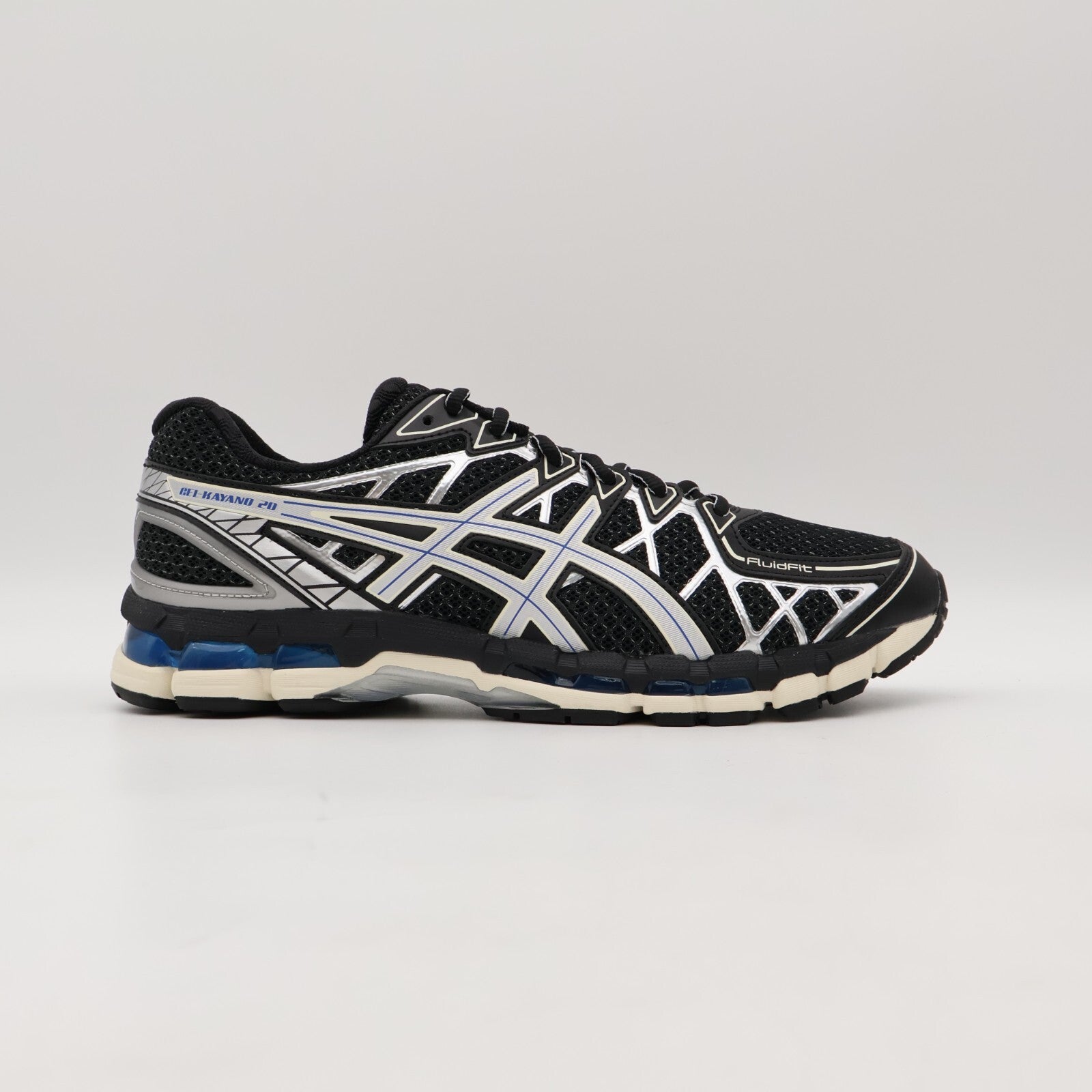 1203A388-001 Asics Gel-Kayano 20 Black Pure Silver (Men's)