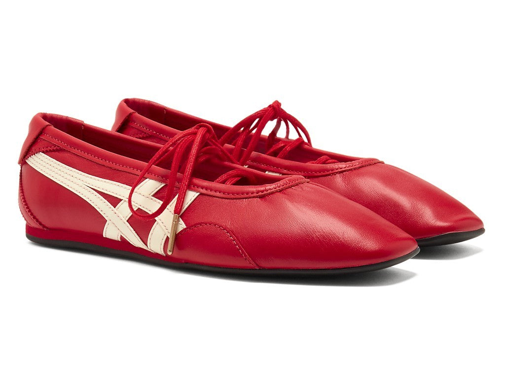 1182A704-600 Onitsuka Tiger Women's Gymnarina Classic Red/Cream (Women's)
