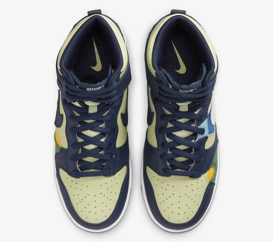 DQ7575-300 Nike Dunk High "Pistachio and Midnight Navy" (Women's)