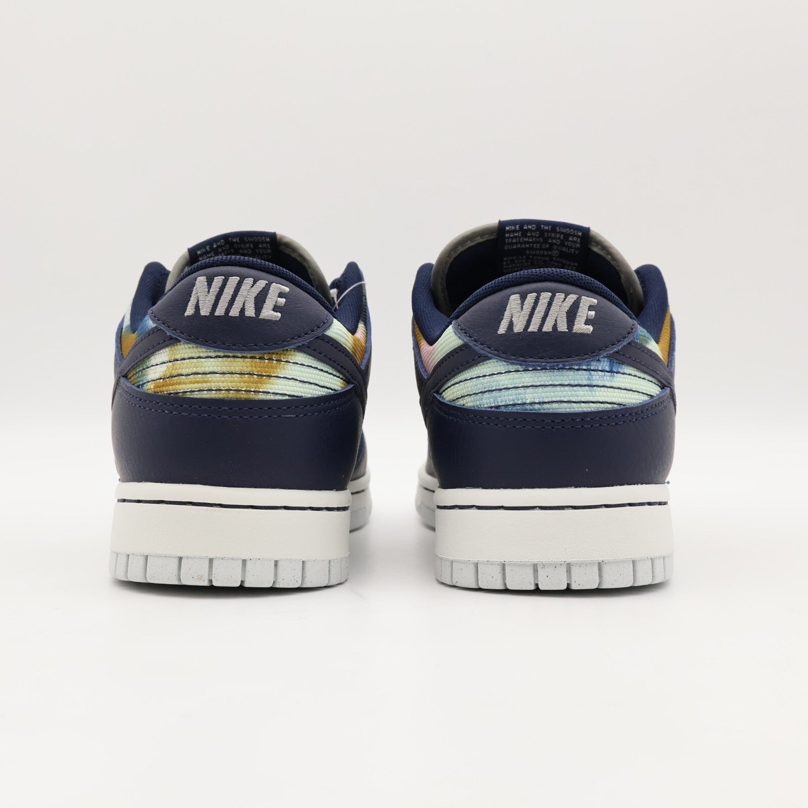 DM0108-400 Nike Dunk Low Graffiti Navy Yellow Obsidian Summit White Red (Men's)