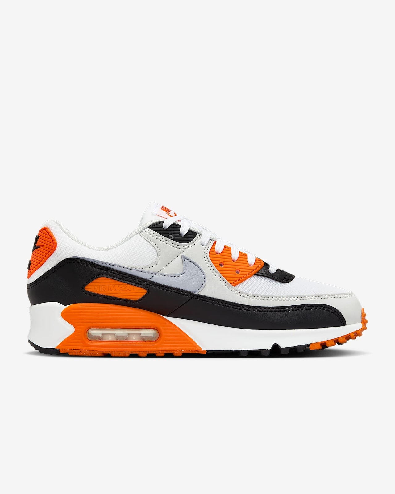 DH8010-108 Nike Air Max 90 White Photon Dust Black Wolf Grey (Women's)
