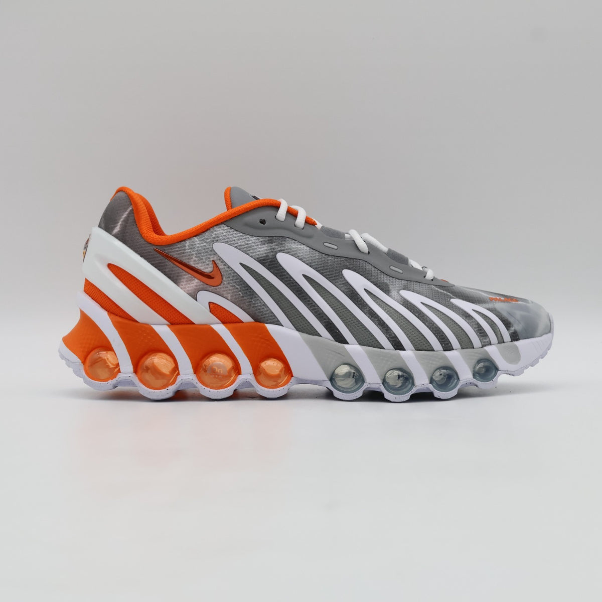 IB4181-002 PALACE x Nike Air Max DN8 Dusty Grey Safety Orange Particle (Men's)
