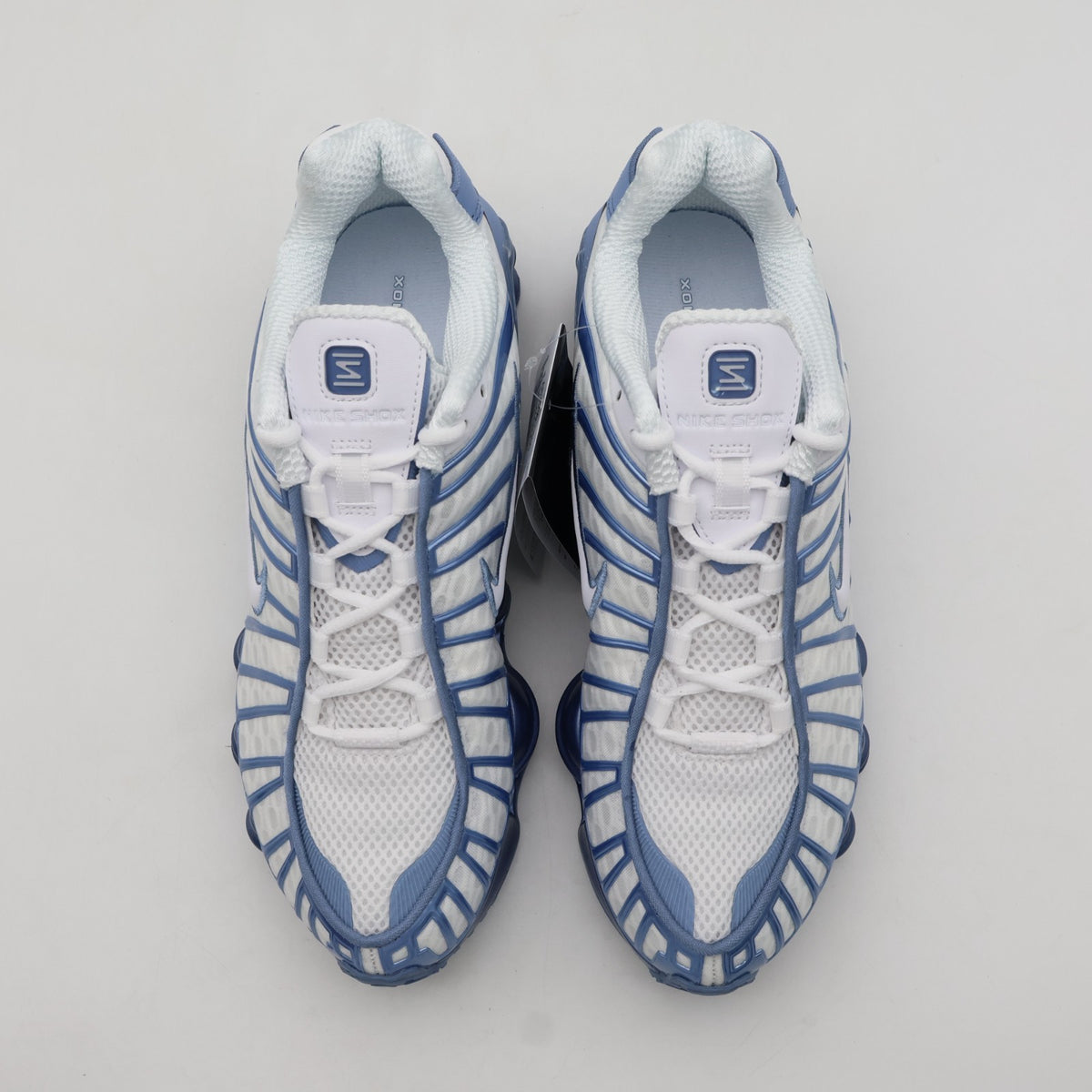 AR3566-106 Nike Shox TL White Work Blue (Women's)