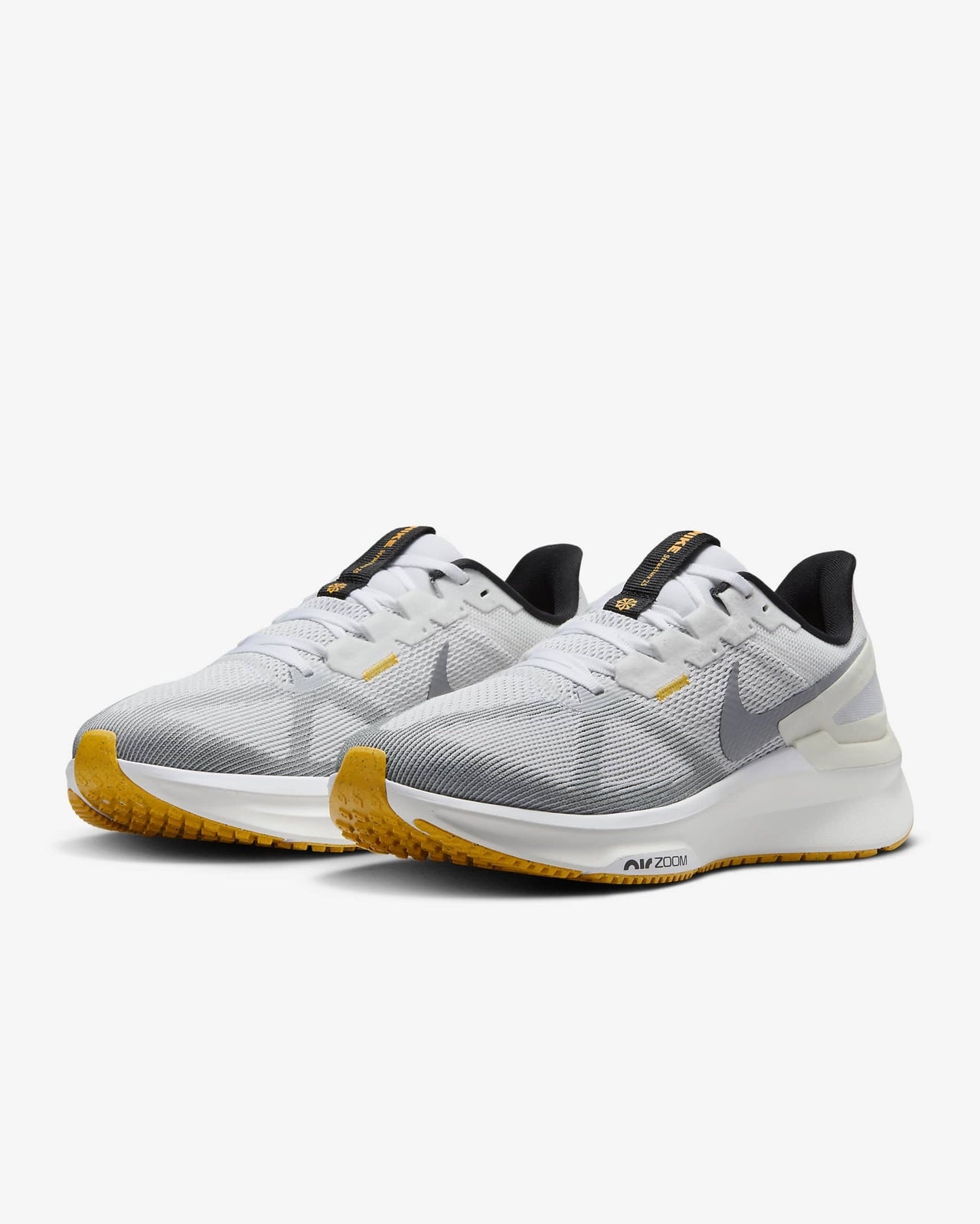 DJ7883-110 Nike Structure 25 White Laser Orange Smoke Grey Black (Men's)