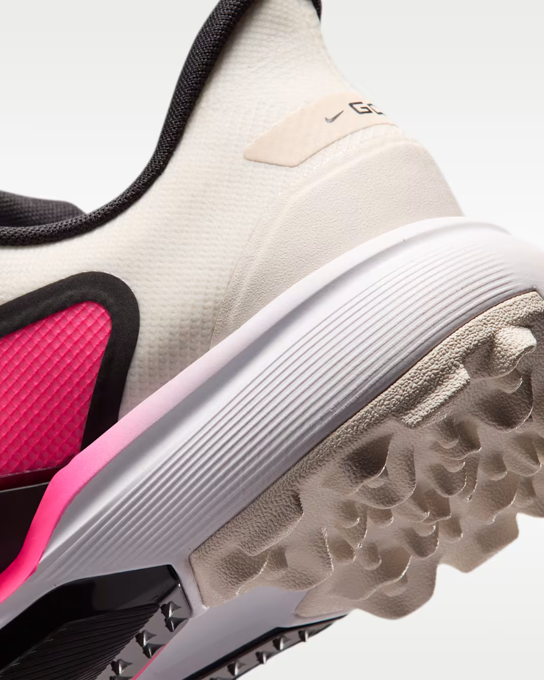 HV4700-100 Nike Pegasus 1 Golf "Sail/Pink"(Men's)