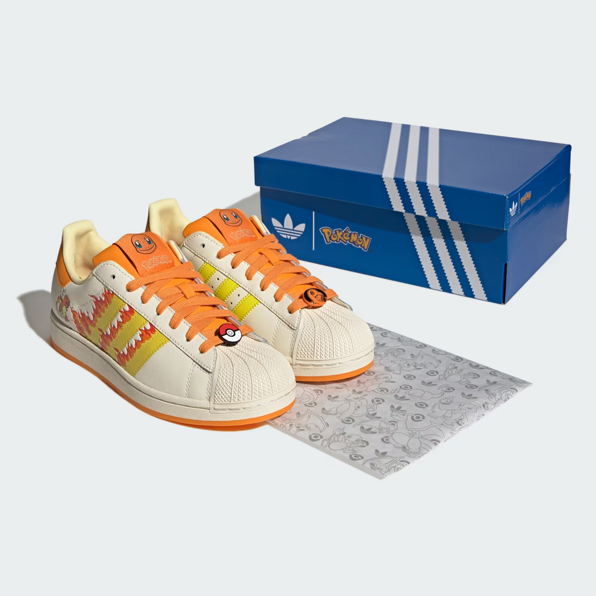 KI2855 Pokemon x adidas Superstar "Charmander" (Men's)