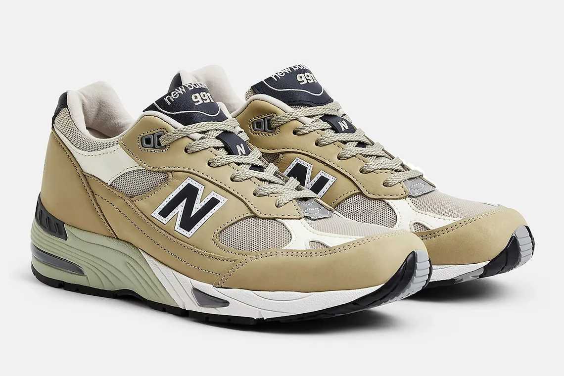 M991BTN New Balance 991 Brown Rice Made in UK (Men's)