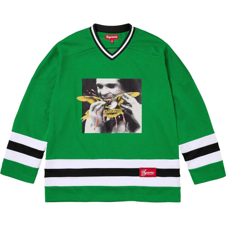 Supreme ANTIHERO Ozzy Hockey Jersey Green