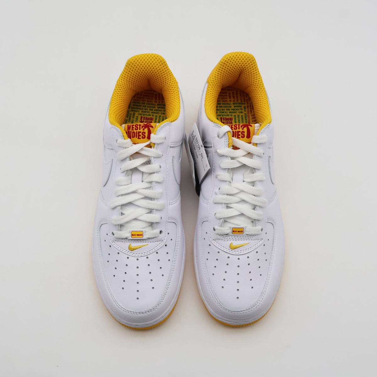 DX1156-101 Nike Air Force 1 Low West Indies White University Gold (Men's)