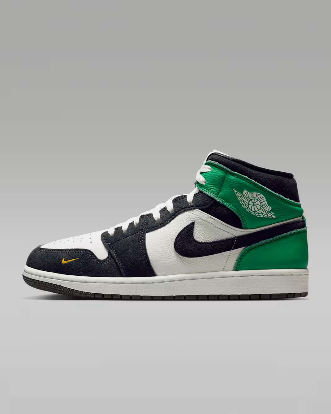 II9812-100 Nike Air Jordan 1 Mid SE Lucky Green (Men's)