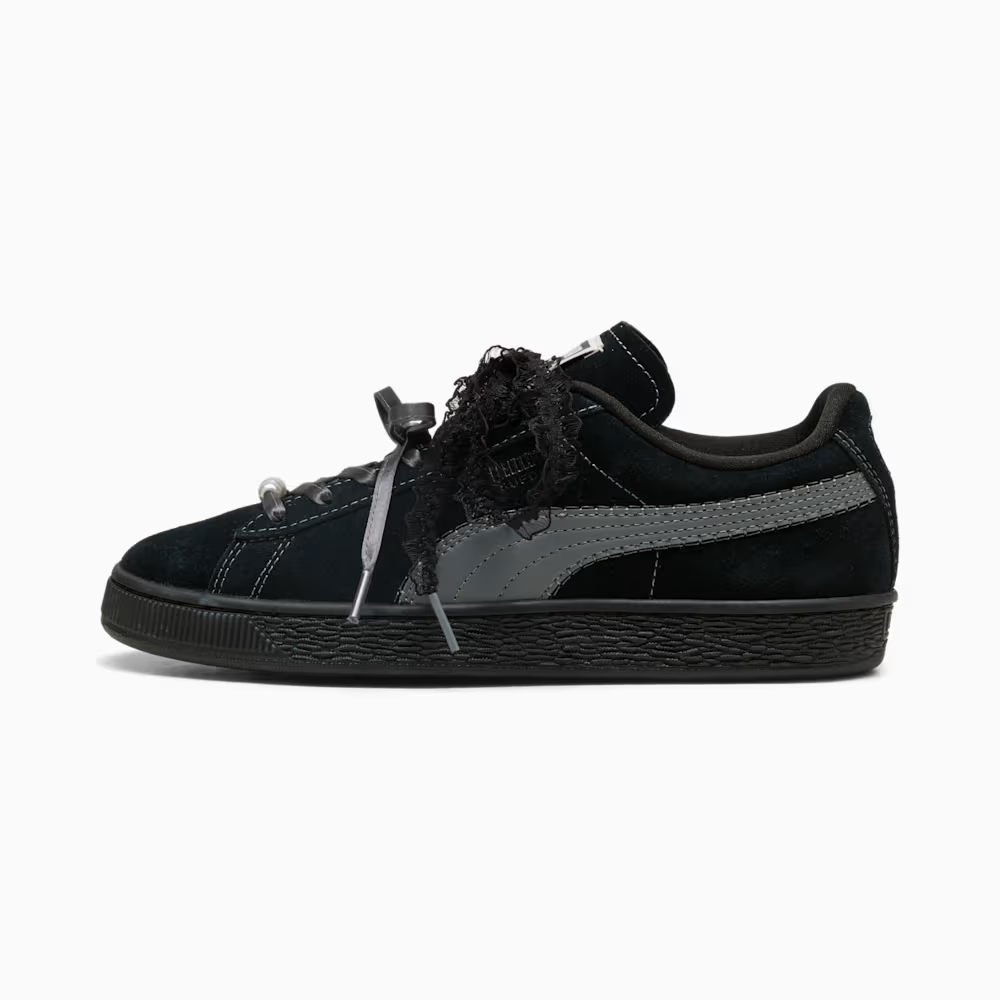 408330-03 Puma Suede Bloom "Puma Black/Slate Sky" (Women's)
