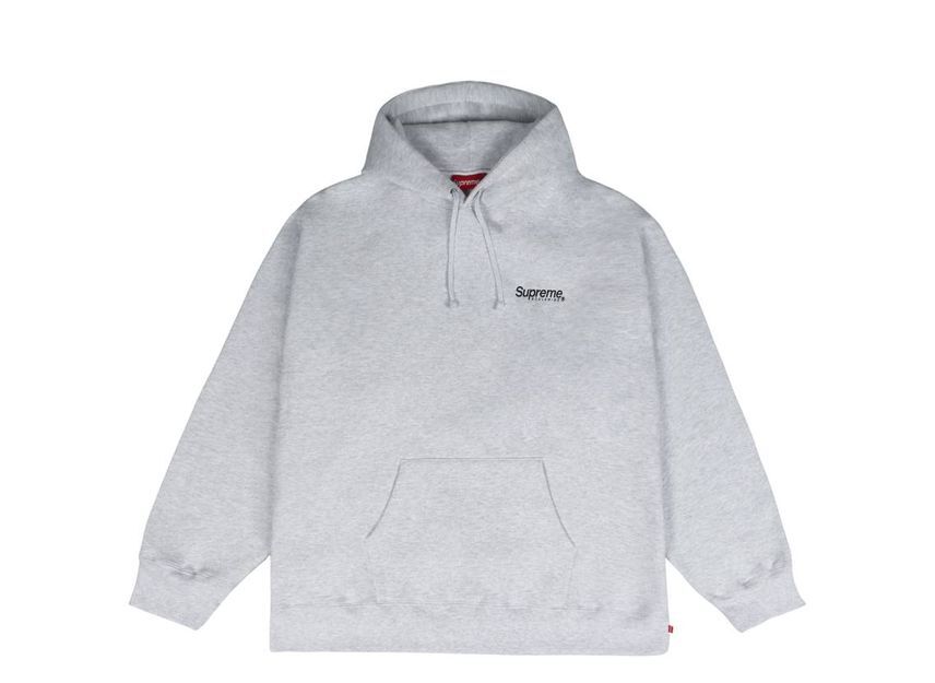 Supreme Worldwide Hooded Sweatshirt Ash Grey