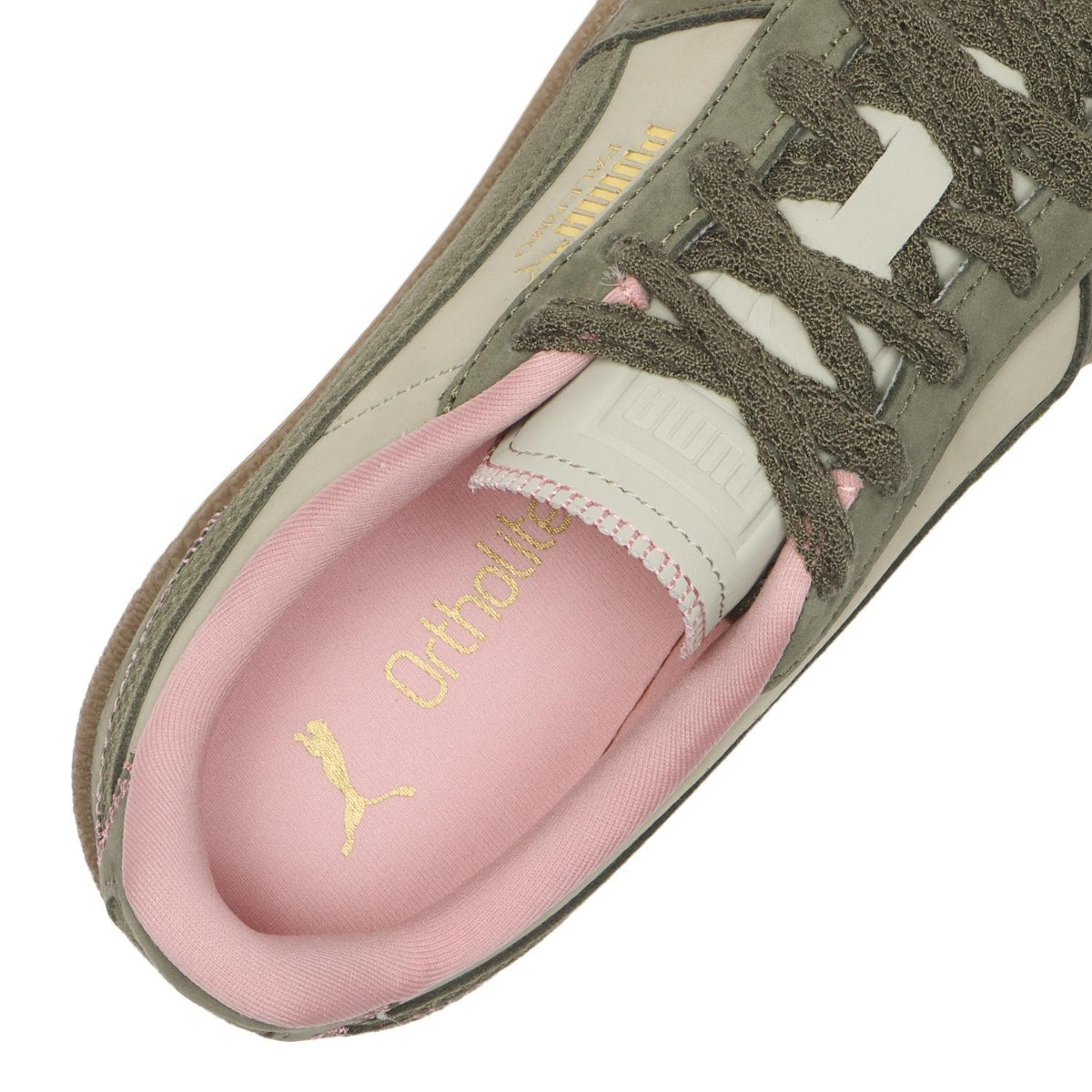 405493-01 Puma PALERMO LUX WNS "PEBBLE GRAY-LODEN GREEN-GUM" (Men's)