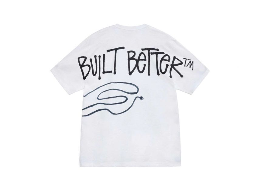 Stussy & Better Gift Shop Built Better Tee White