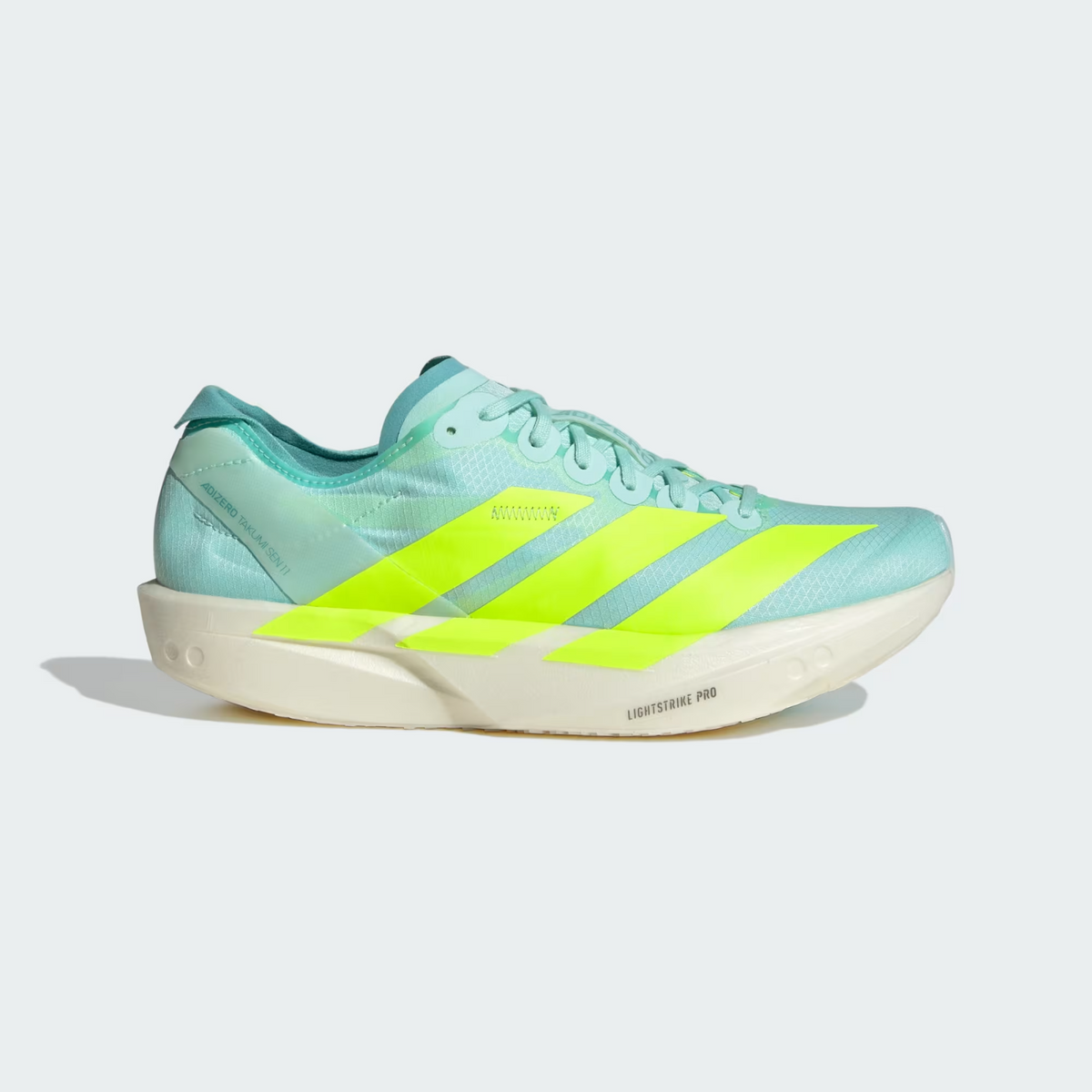 JH5223 adidas Adizero Takumi Sen 11 Blue Lucid Lemon Flash Aqua (Women's)