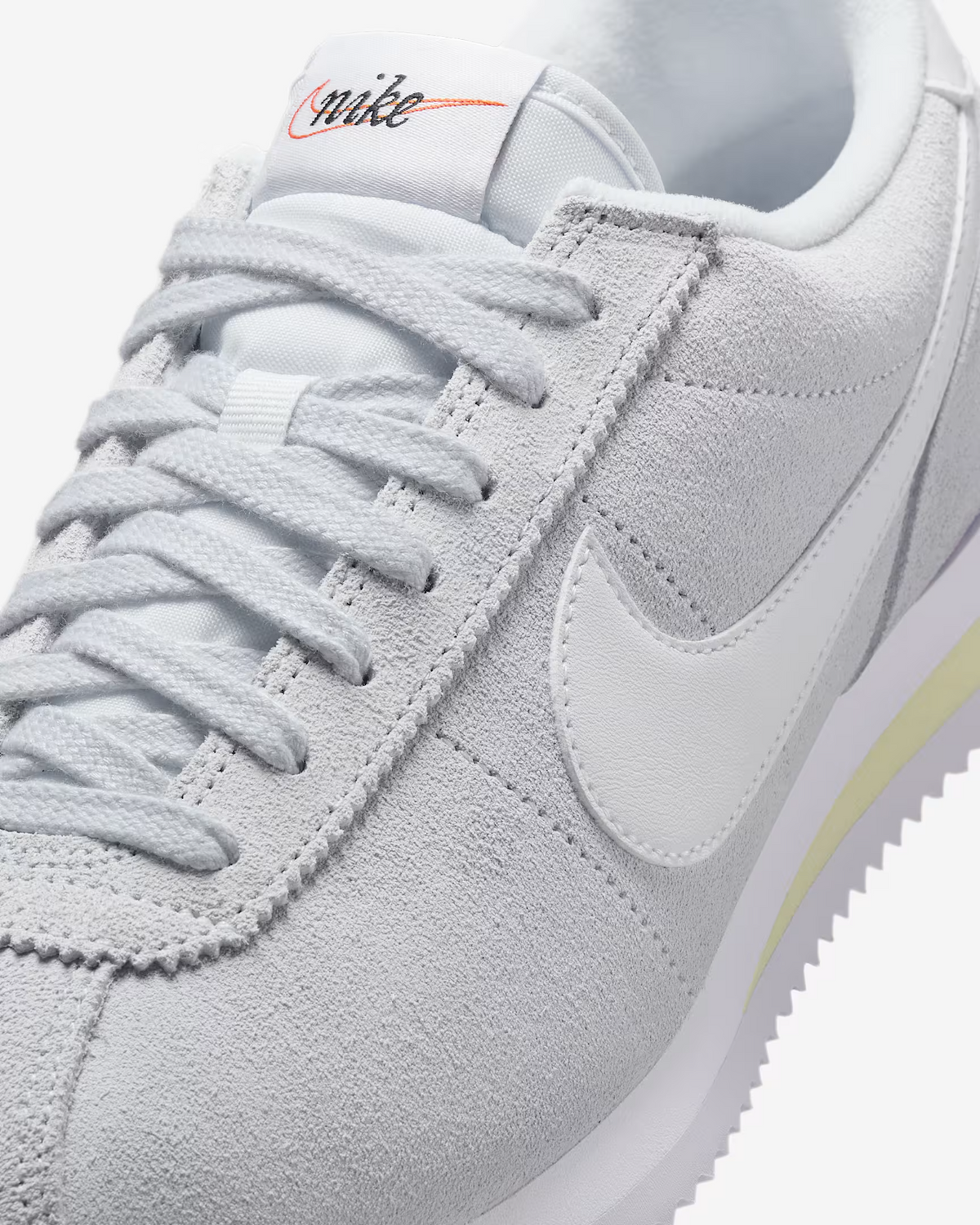 IB1857-001 Nike Cortez Football Grey Alabaster Black White (Women's)