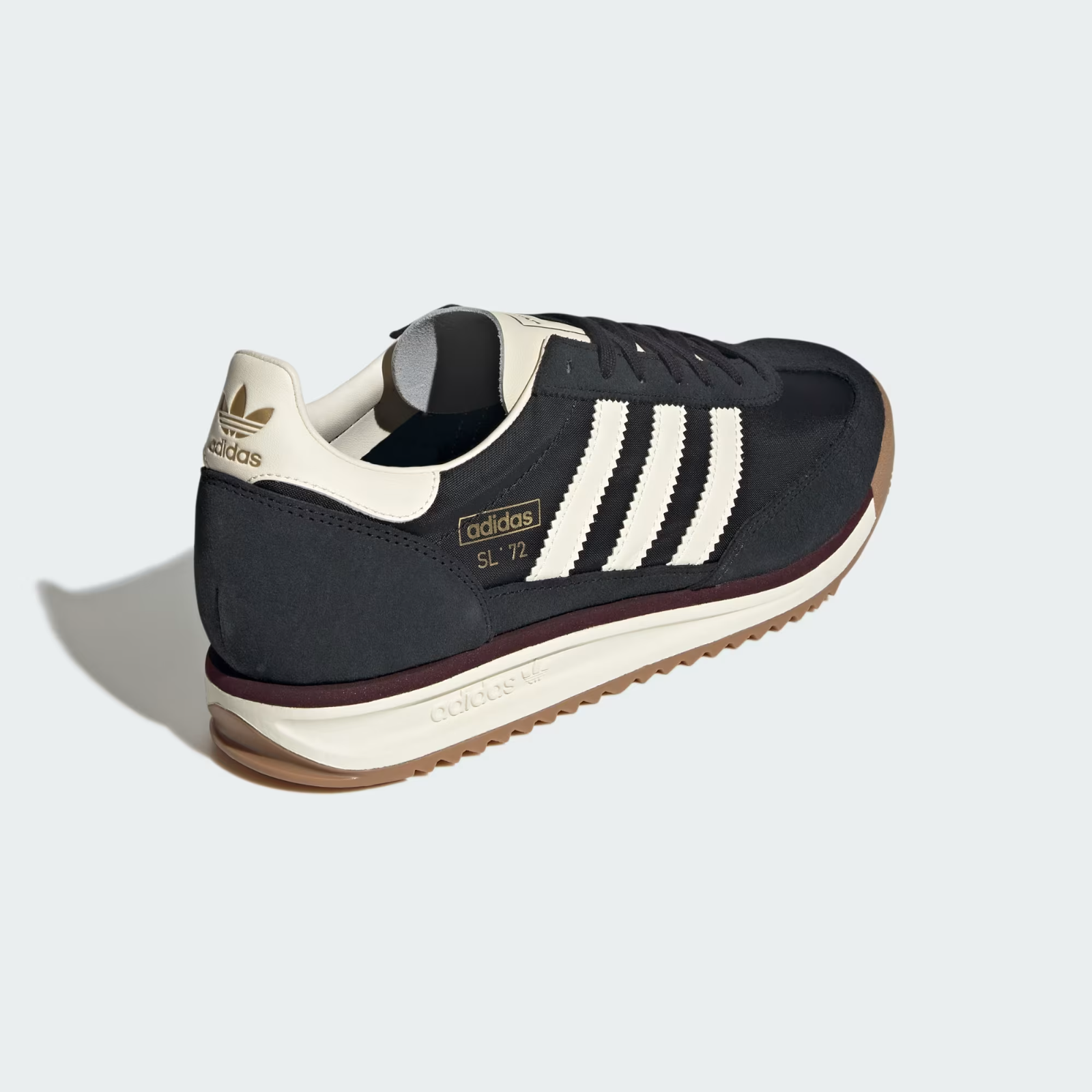 HQ7250 adidas Originals SL72 RS Core Black Cream White Gold Metallic (Men's)