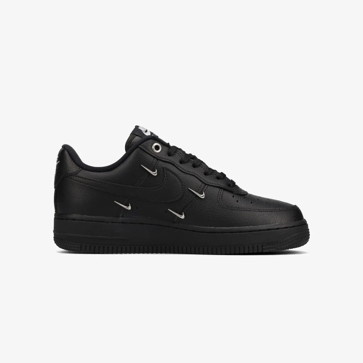 HQ1180-001 Nike Air Force 1 Low Black Metallic Silver (Women's)