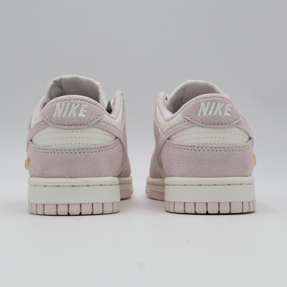 IO4244-100 Nike Dunk Low Sail White Metallic Gold Pearl Pink (Women's)