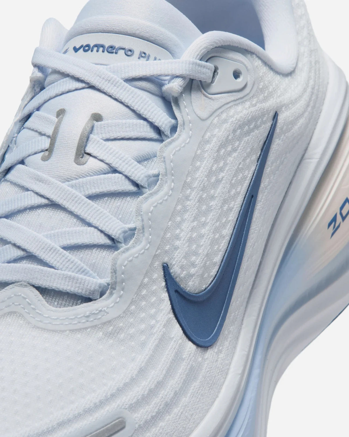 HV8154-108 Nike Vomero Plus "White/Mystic Navy" (Women's)