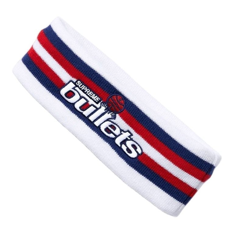 Supreme x Mitchell & Ness Teams Headband White