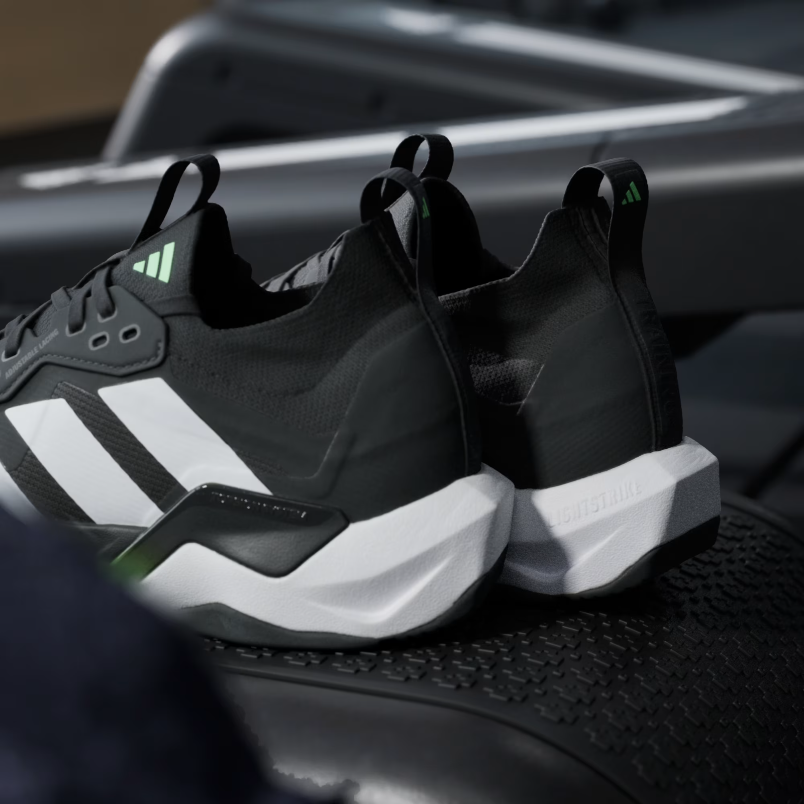 JS3167 adidas Rapidmove ADV 2 Core Black Cloud White Lime Burst (Men's)