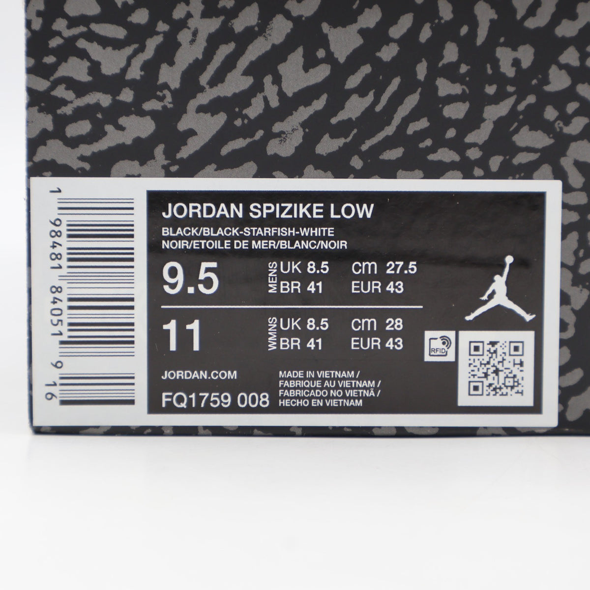FQ1759-008 Nike Jordan Spizike Low Safari (Men's)