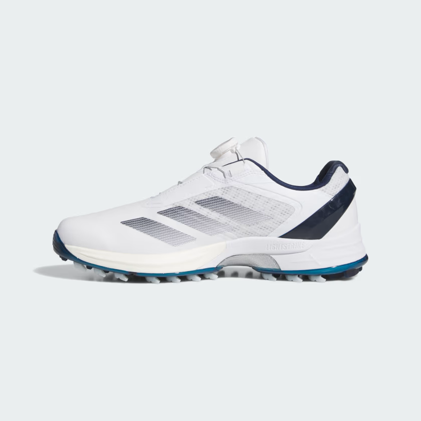 JS1767 adidas Adizero ZG Lo Boa Spikeless Golf Cloud White Night Indigo (Men's)