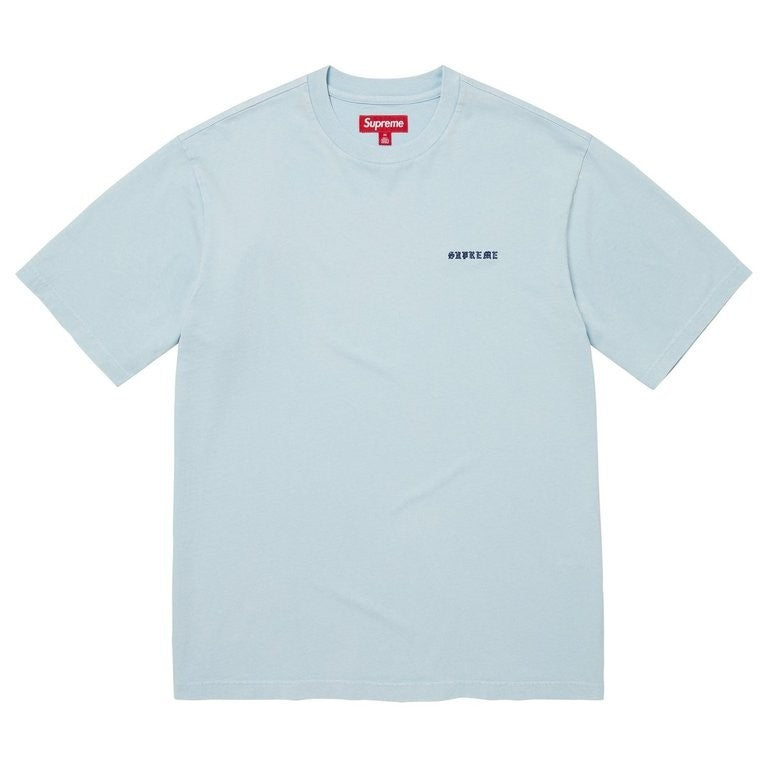 Supreme Washed S/S Top Light Blue