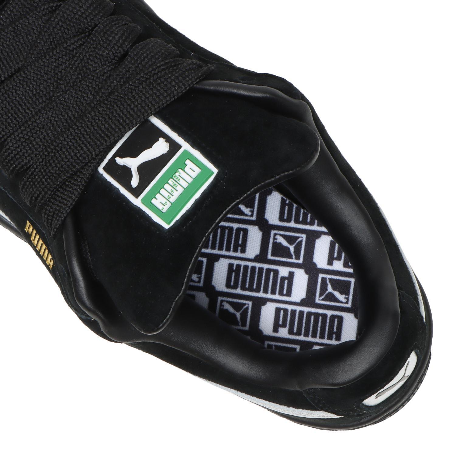 401413-01 BILLY'S Exclusive Puma Suede XL Puma Black Puma Silver (Men's)