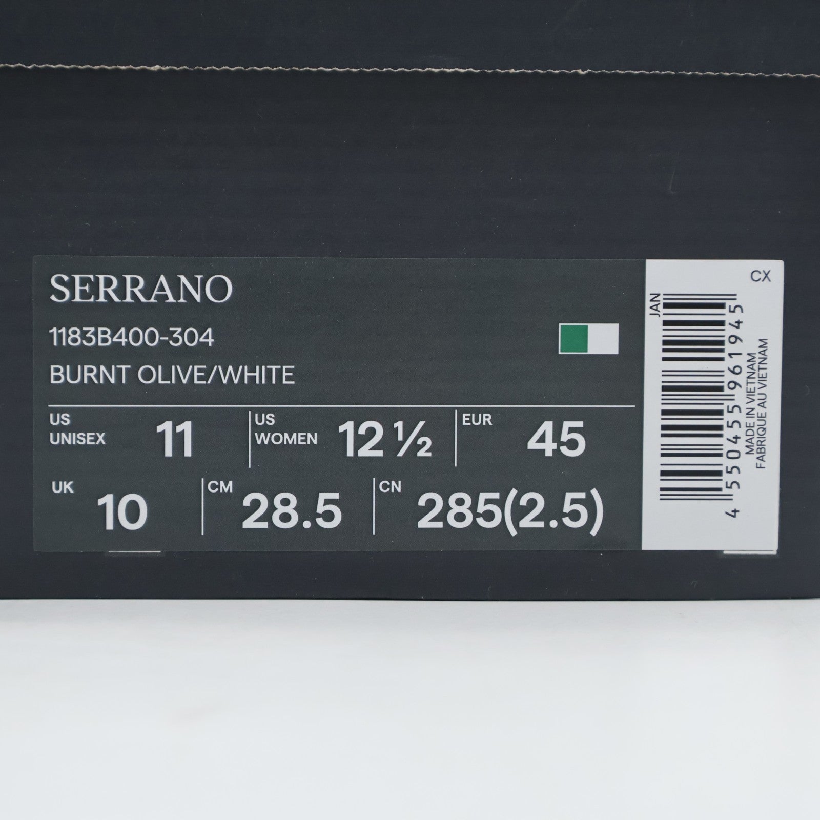1183B400-304 Onitsuka Tiger SERRANO BURNT OLIVE WHITE (Men's)