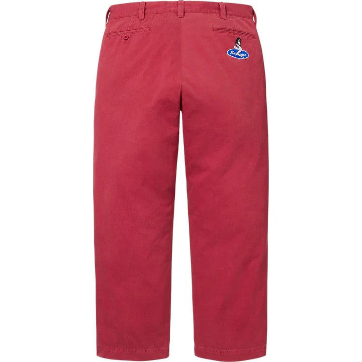 Supreme Chino Pant (25FW) Red