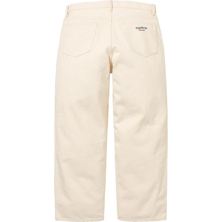 Supreme Baggy Selvedge Jean (25FW) Natural