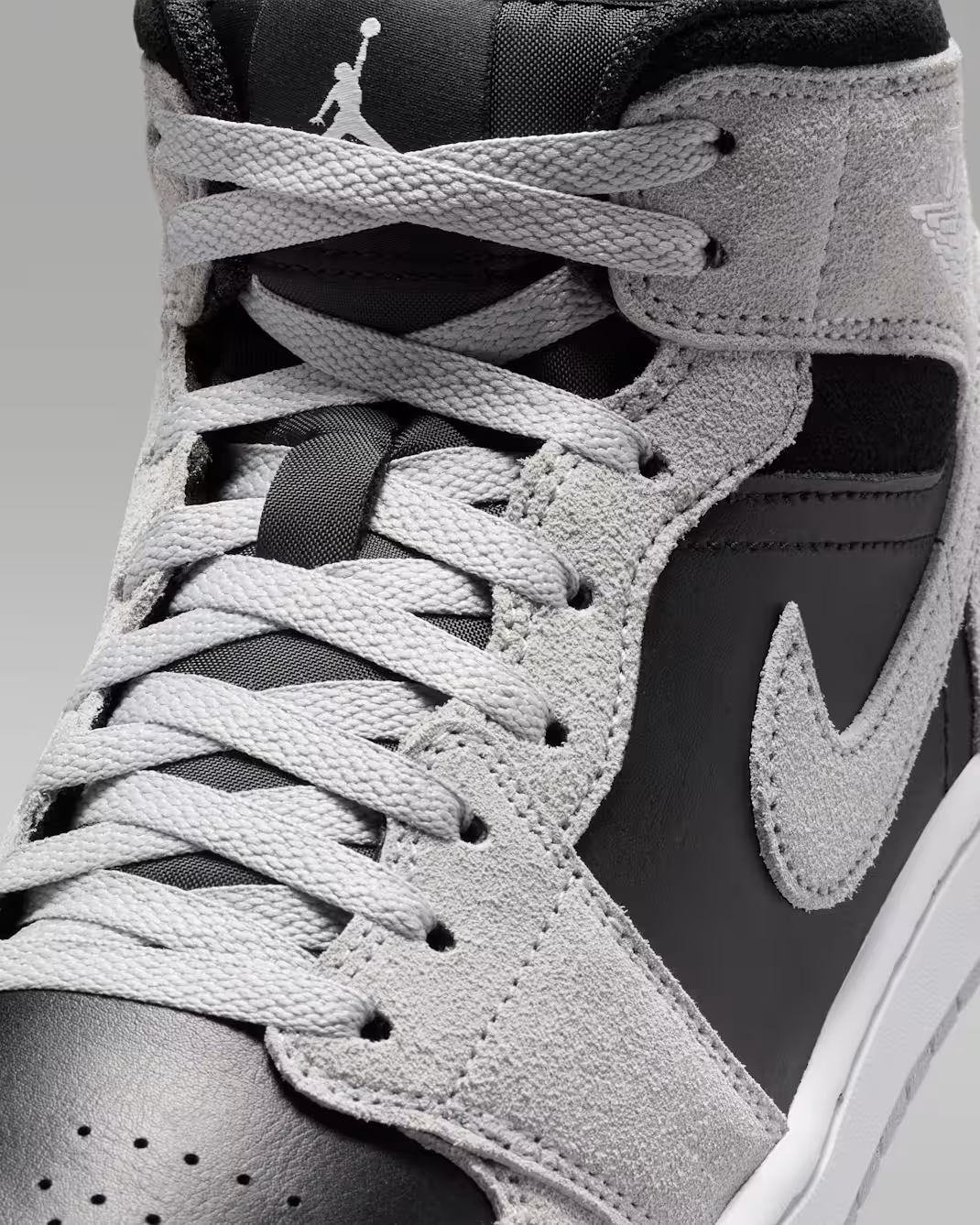 DQ8426-008 Nike Air Jordan 1 Mid "Smoke Grey/Black" (Men's)