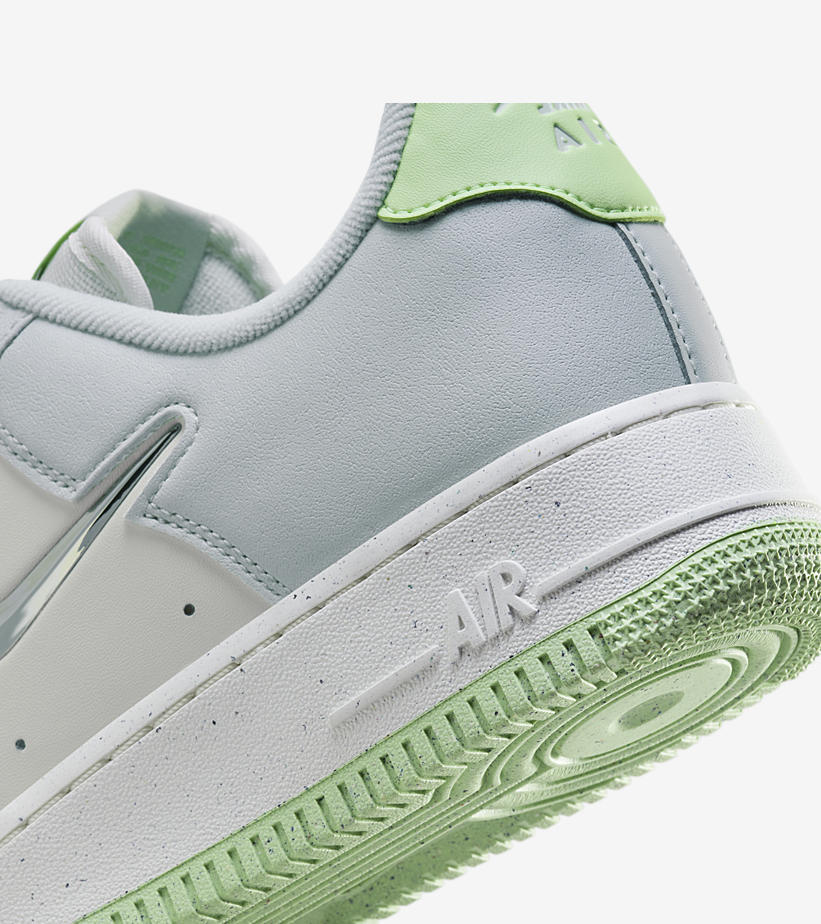 FN8540-001 Nike Air Force1 Low Next Nature SE Sea Glass Light Silver (Women's)